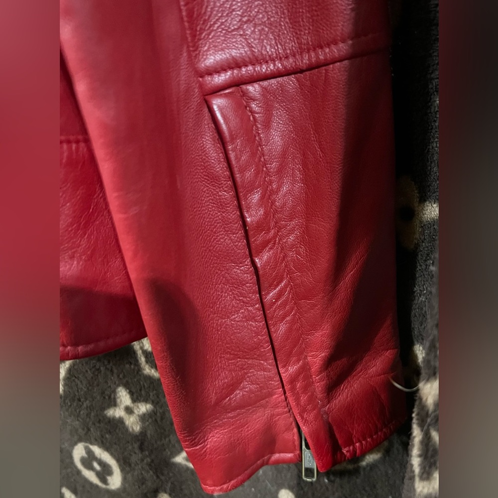 Kathy Ireland Ginuwine, leather and polyester interior size M red super soft - Picture 6 of 15